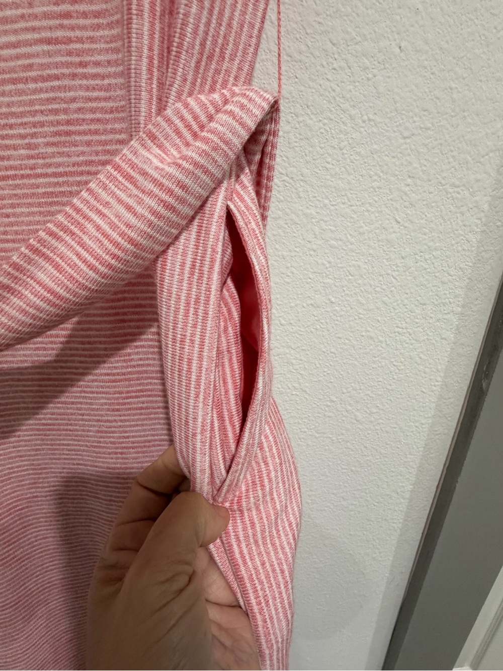 Talbots Pink Striped Knit Top - Picture 7 of 9